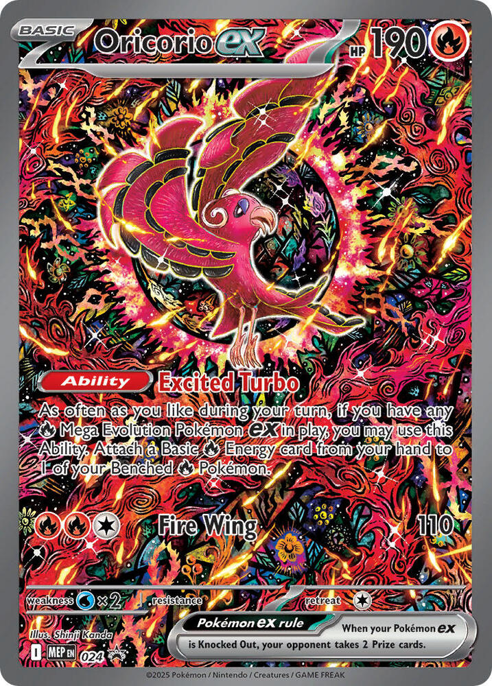 Pokemon - Oricorio ex - 024 - ME: Mega Evolution Promo (MEP)