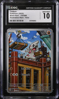 2025 Pokemon Scarlet & Violet Black Bolt IR Timburr #125 CGC 10 GEM MINT