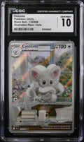 2025 Pokemon Scarlet & Violet Black Bolt IR Cinccino #153 CGC 10 GEM MINT