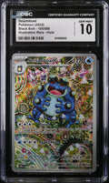 2025 Pokemon Scarlet & Violet Black Bolt IR Seismitoad #105 CGC 10 GEM MINT