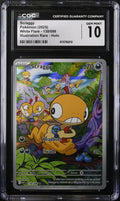 2025 Pokemon Scarlet & Violet White Flare IR Scraggy #138 CGC 10 GEM MINT