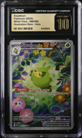 2025 Pokemon Scarlet & Violet White Flare IR Swadloon #88 CGC 10 PRISTINE
