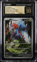 2025 Pokemon Scarlet & Violet White Flare IR Druddigon #151 CGC 10 PRISTINE