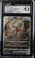 2023 Pokemon Sword & Shield Crown Zenith Alt Art Hisuian Zoroark VSTAR #GG56 CGC 9.5 MINT+