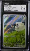 2025 Pokemon Scarlet & Violet Journey Together IR Hop's Wooloo #170 CGC 9.5 MINT+