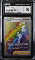 2022 Pokemon SWSH Silver Tempest Rainbow Rare Serena #207 CGC 10 GEM MINT