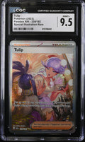 2023 Pokemon Scarlet & Violet Paradox Rift SIR Tulip #259 CGC 9.5 MINT+