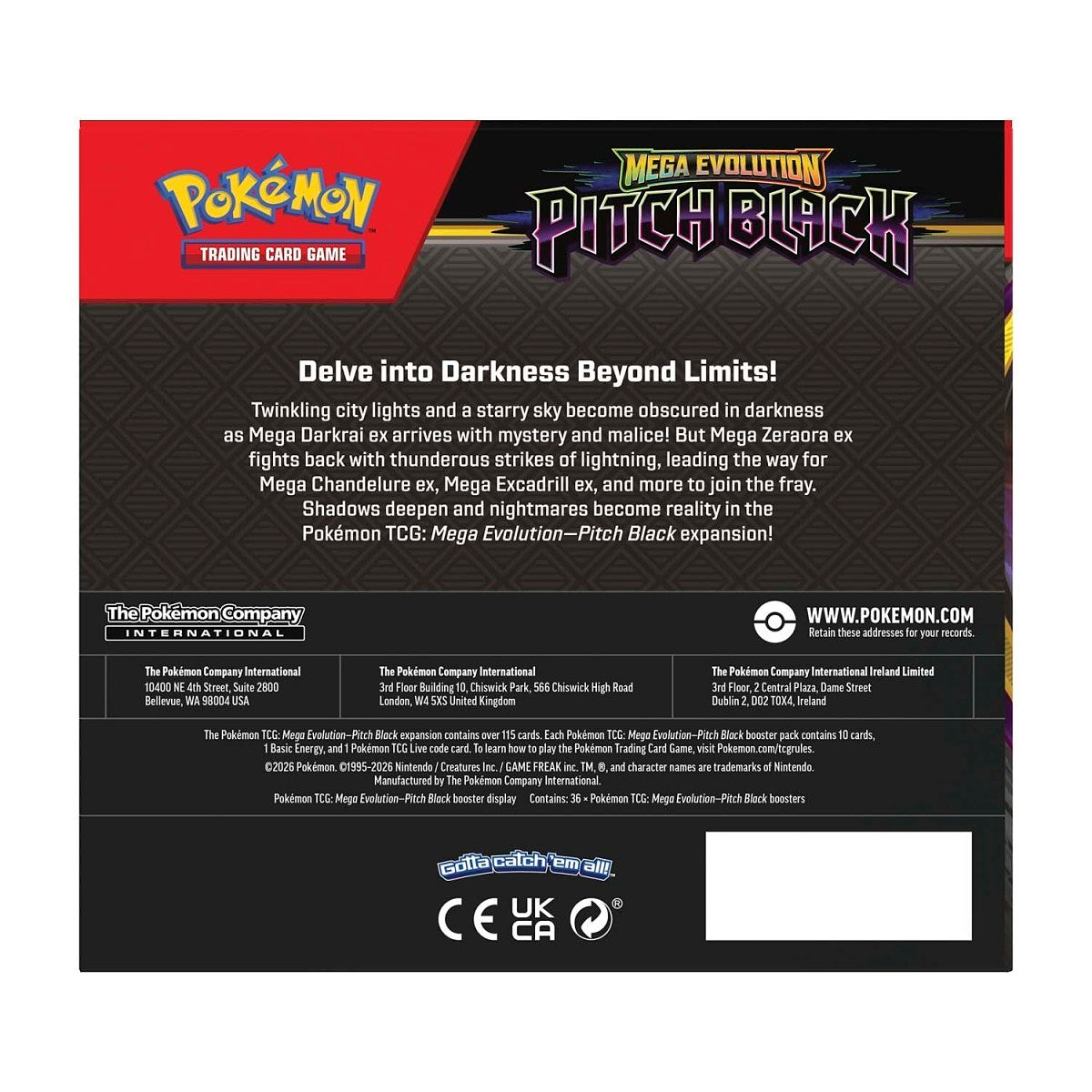 Pokemon - Pitch Black - Booster Box