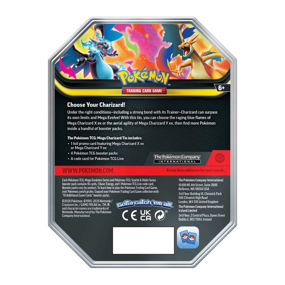 Pokemon - M. Charizard Y Ex - Tin Collection