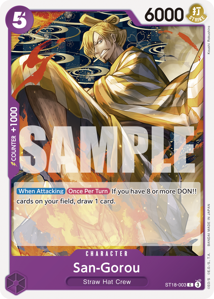 One Piece - Purple - Monkey. D. Luffy - Starter Deck - ST-18