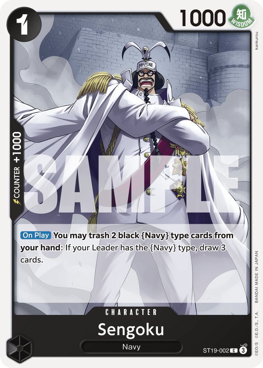 One Piece - Black - Smoker - Starter Deck ST-19