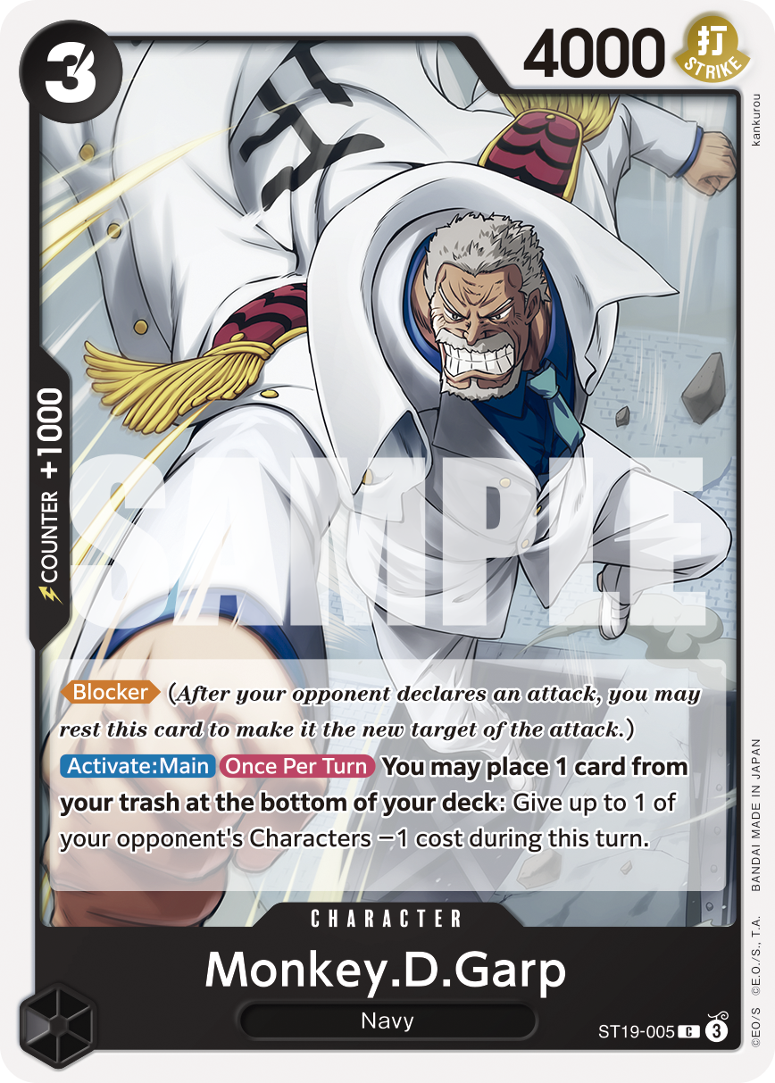 One Piece - Black - Smoker - Starter Deck ST-19
