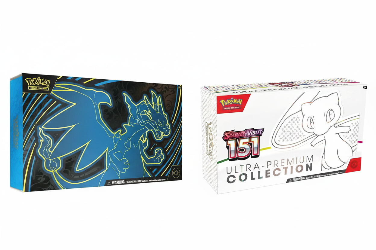 Charizard UPC + Mew 151 UPC